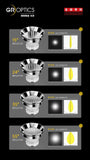 GE COB refelctor  fire and high temperature resistant reflector